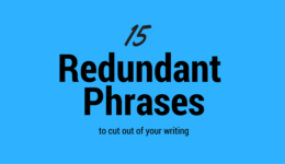 15 Redundant Phrases 