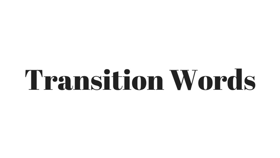 transition words