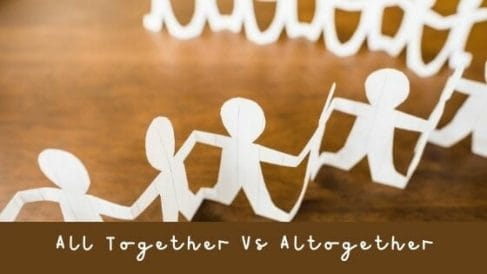 All together vs Altogether