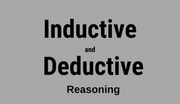 Inductive and Deductive Reasoning
