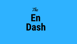 The En Dash