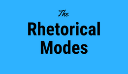 Rhetorical Modes